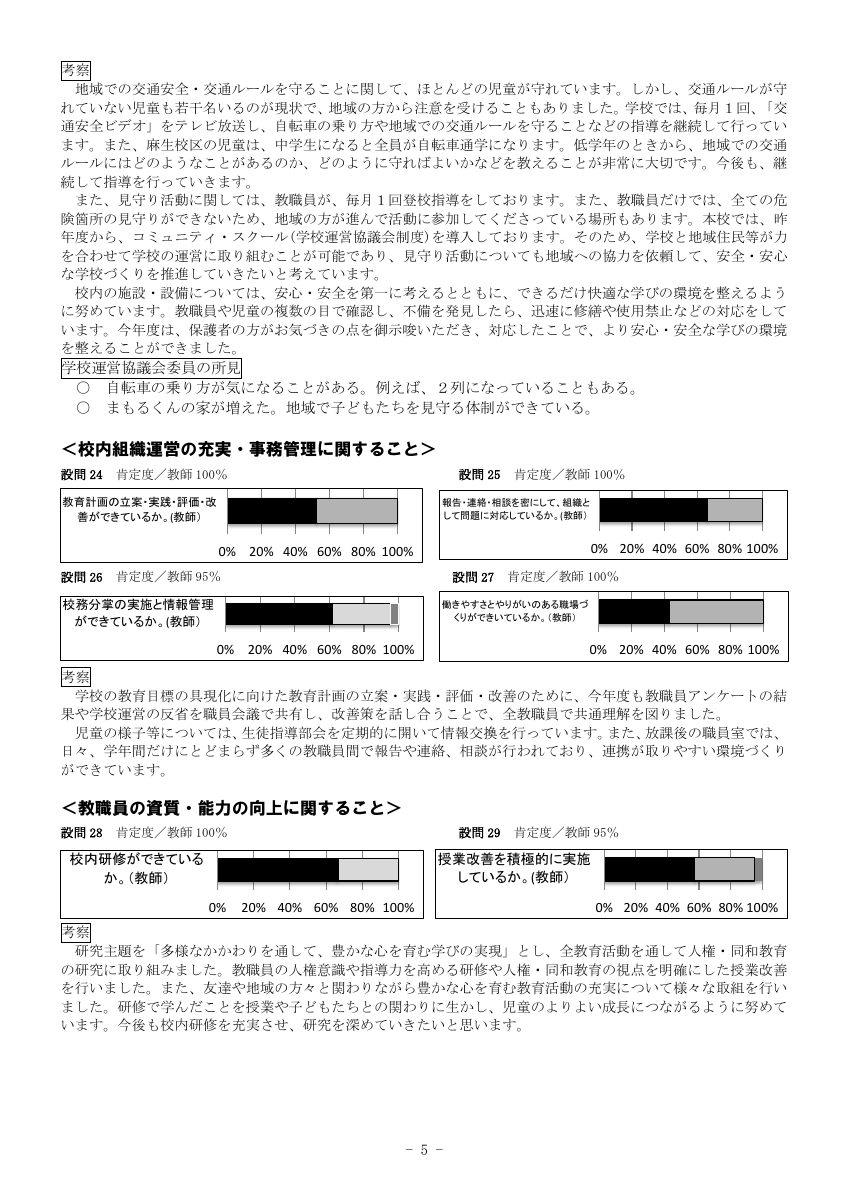R７　学校評価(HP用）.pdfの5ページ目のサムネイル
